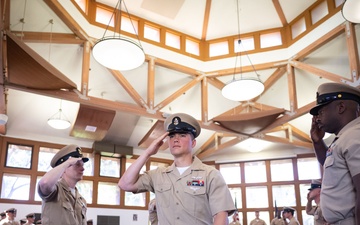 Four Sailors Promoted to Chief Petty Officer at Naval Surface Warfare Center, Port Hueneme Division