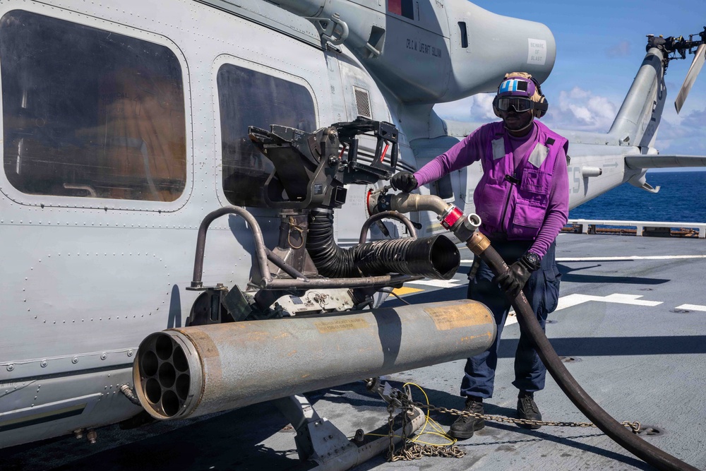 Flight Operations aboard USS Fort Lauderdale