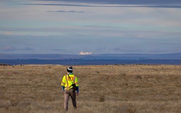 Military Munitions Response Program staff conduct fieldwork at former Umatilla Chemical Depot