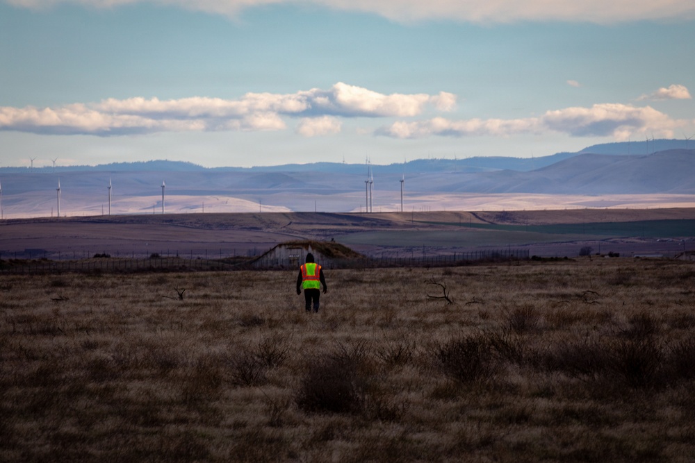 Military Munitions Response Program staff conduct fieldwork at former Umatilla Chemical Depot