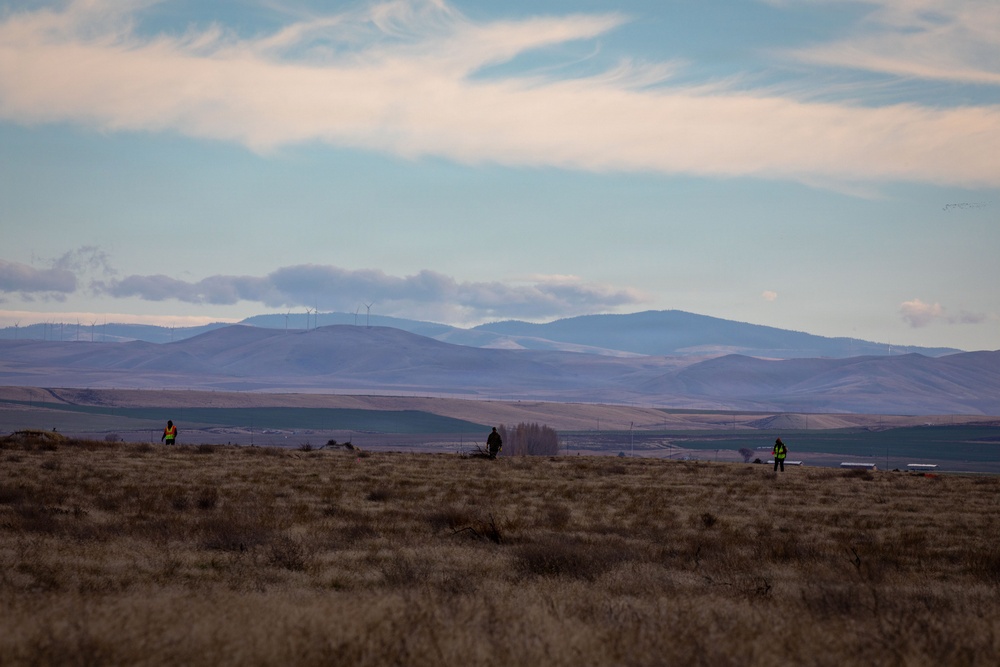 Military Munitions Response Program staff conduct fieldwork at former Umatilla Chemical Depot