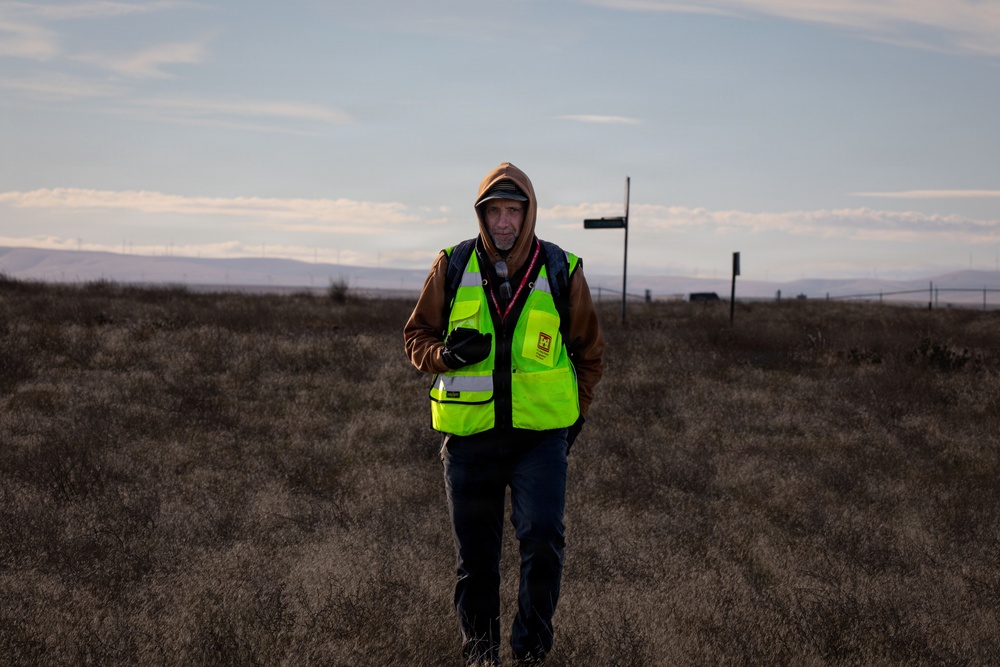 Military Munitions Response Program staff conduct fieldwork at former Umatilla Chemical Depot