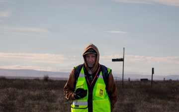 Military Munitions Response Program staff conduct fieldwork at former Umatilla Chemical Depot