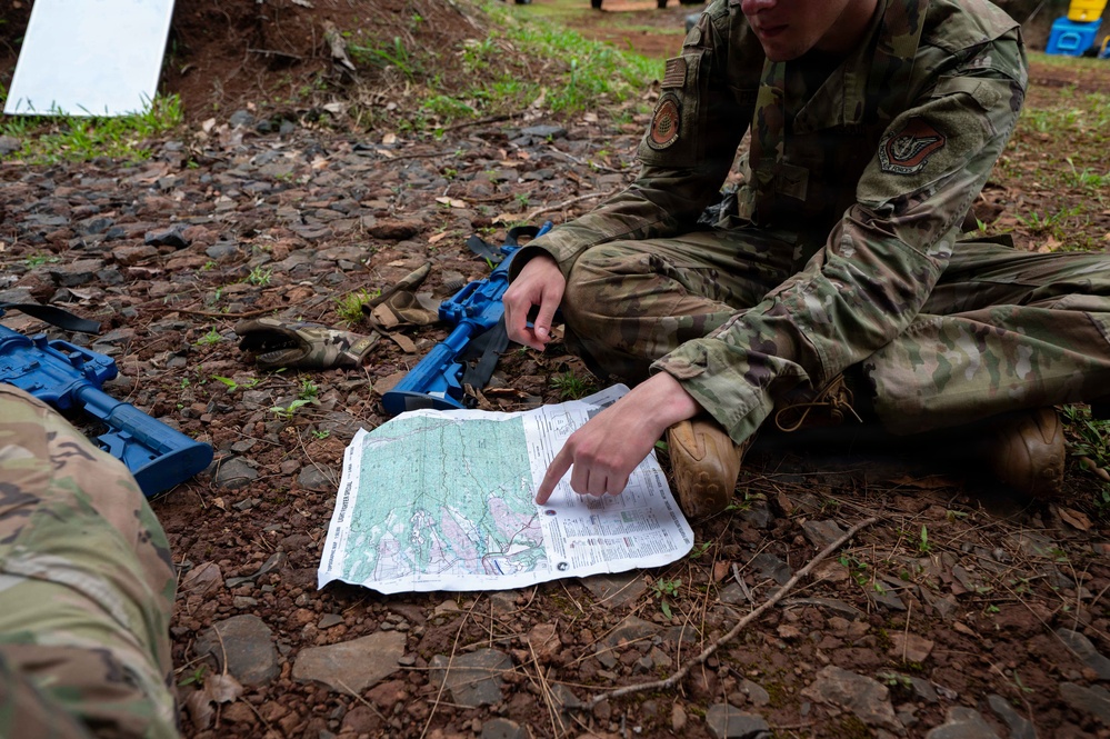 Team Hickam conducts overnight Warrior Airman Training at Schofield Barracks East Range