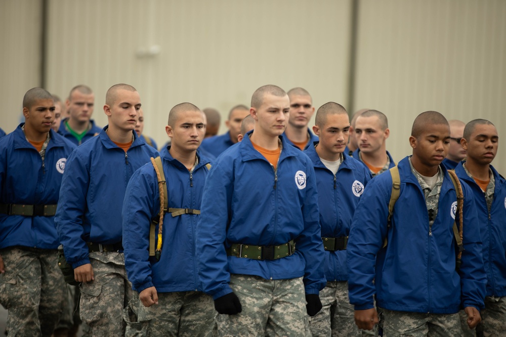 Challenge academy cadets take to the skies during orientation flight