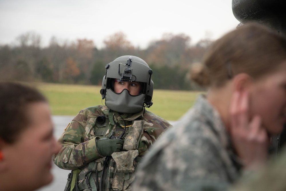 Challenge academy cadets take to the skies during orientation flight