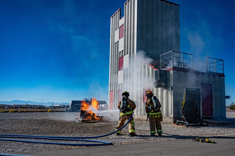 Forged in the Flames: 812 CES Sharpens Readiness with Structural Fire Training