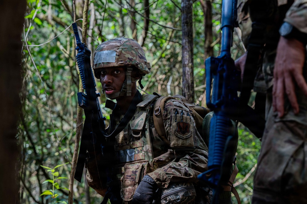 Team Hickam conducts overnight Warrior Airman Training at Schofield Barracks East Range