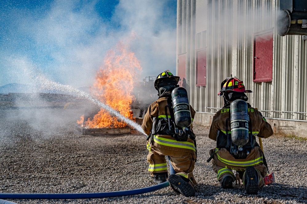 Forged in the Flames: 812 CES Sharpens Readiness with Structural Fire Training
