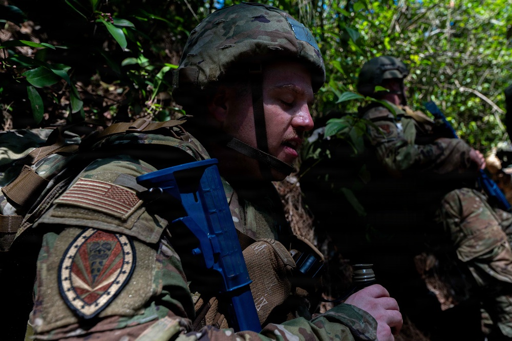 Team Hickam conducts overnight Warrior Airman Training at Schofield Barracks East Range