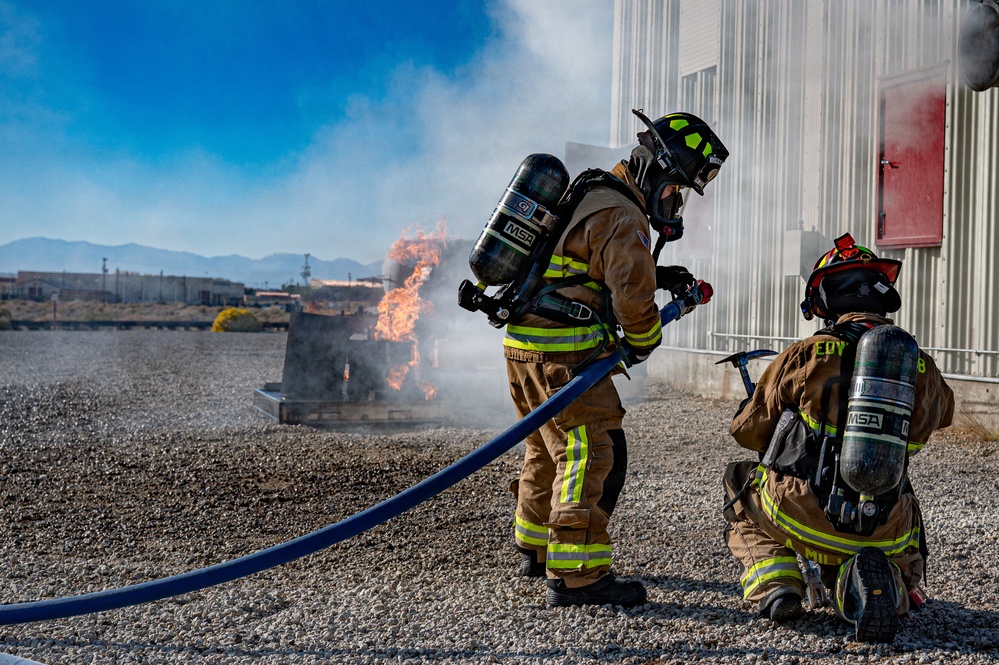 Forged in the Flames: 812 CES Sharpens Readiness with Structural Fire Training