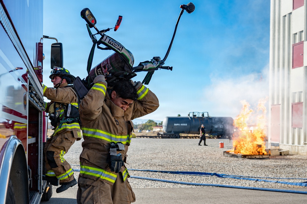 Forged in the Flames: 812 CES Sharpens Readiness with Structural Fire Training