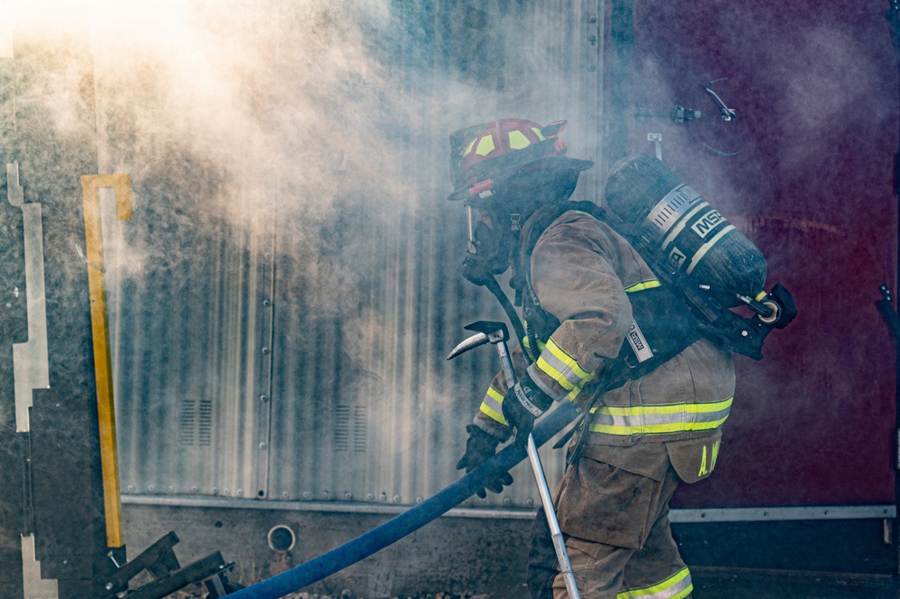 Forged in the Flames: 812 CES Sharpens Readiness with Structural Fire Training