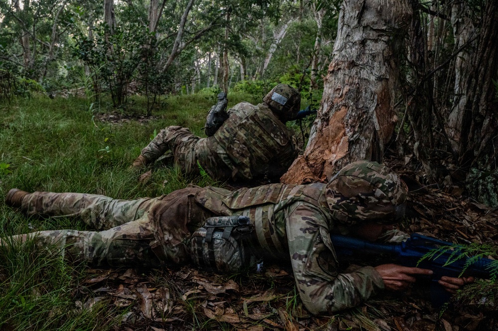Team Hickam conducts overnight Warrior Airman Training at Schofield Barracks East Range