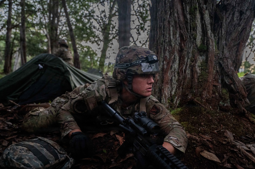 Team Hickam conducts overnight Warrior Airman Training at Schofield Barracks East Range