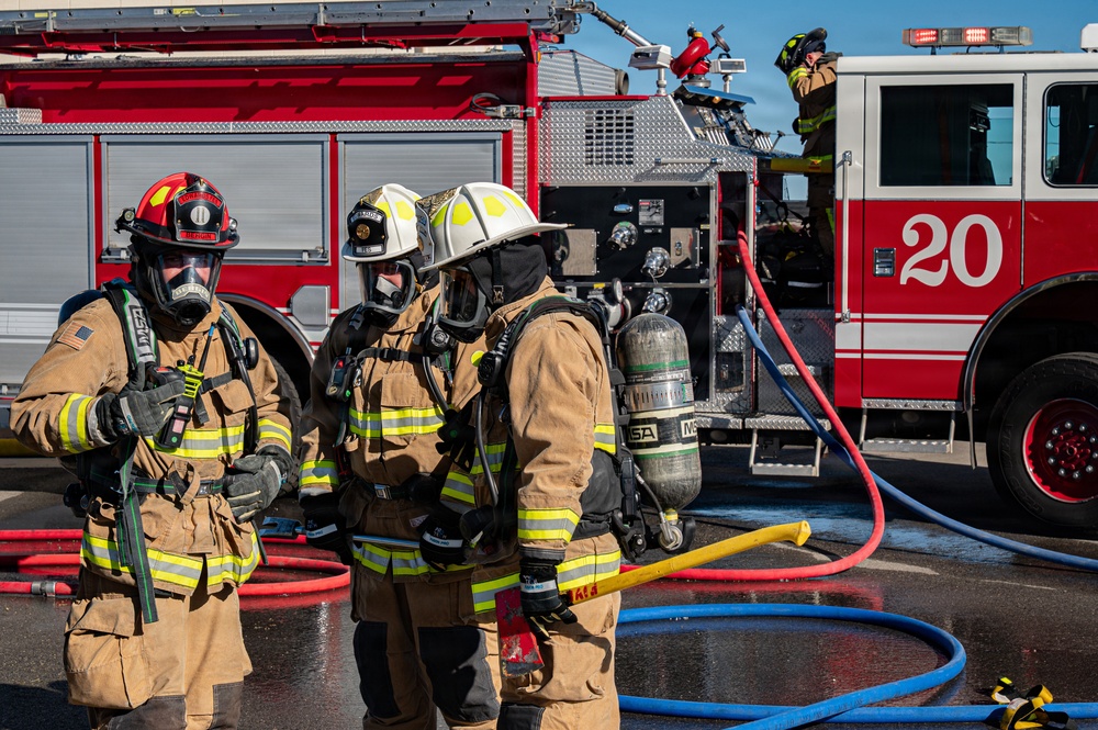 Forged in the Flames: 812 CES Sharpens Readiness with Structural Fire Training