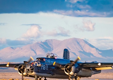 Air Force Test Pilot School students fly historic B-25 Mitchell