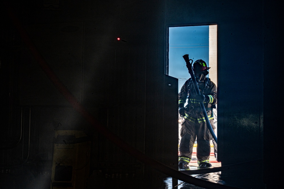 Forged in the Flames: 412 CES Sharpens Readiness with Structural Fire Training