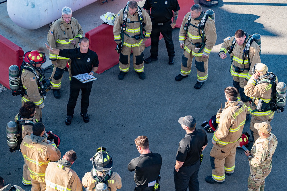 Forged in the Flames: 412 CES Sharpens Readiness with Structural Fire Training