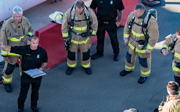 Forged in the Flames: 412 CES Sharpens Readiness with Structural Fire Training