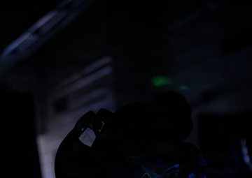 169th Maintenance Squadron Airmen conduct nondestructive inspection