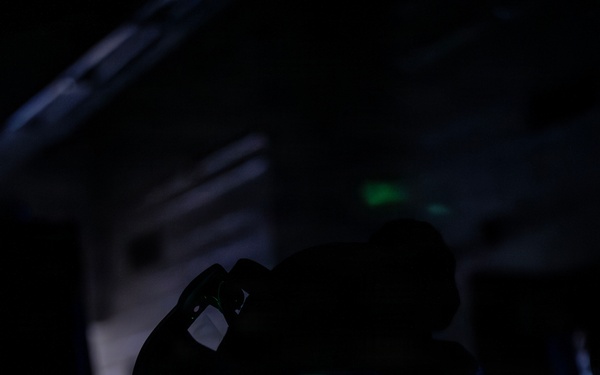 169th Maintenance Squadron Airmen conduct nondestructive inspection