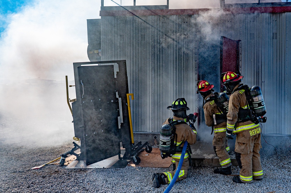 Forged in the Flames: 412 CES Sharpens Readiness with Structural Fire Training