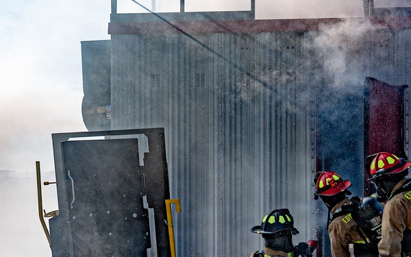 Forged in the Flames: 412 CES Sharpens Readiness with Structural Fire Training