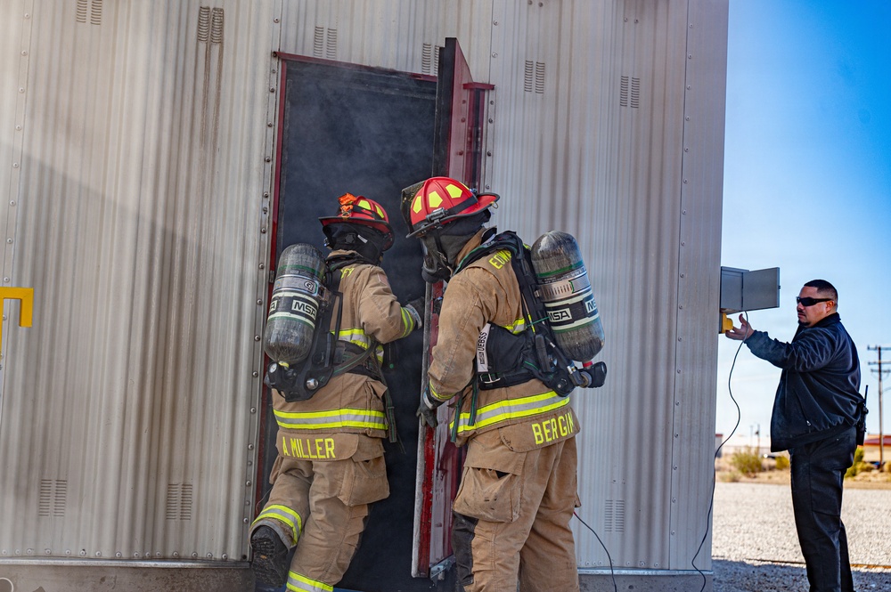 Forged in the Flames: 412 CES Sharpens Readiness with Structural Fire Training