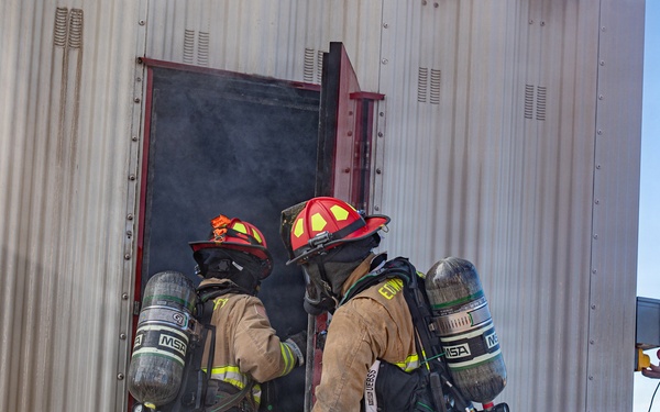 Forged in the Flames: 412 CES Sharpens Readiness with Structural Fire Training