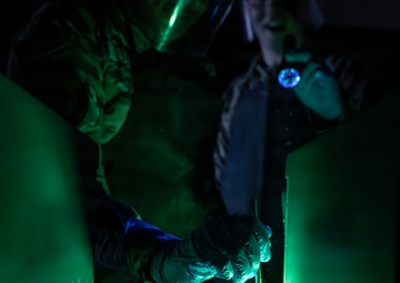 169th Maintenance Squadron Airmen conduct nondestructive inspection