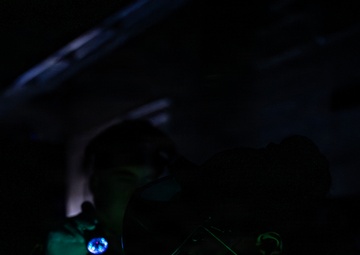 169th Maintenance Squadron Airmen conduct nondestructive inspection