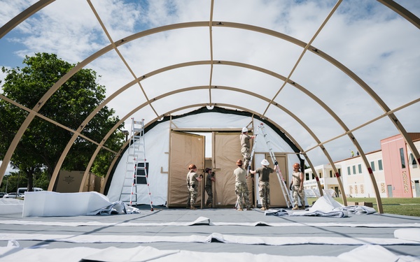 635th MMS build shelter systems in Puerto Rico