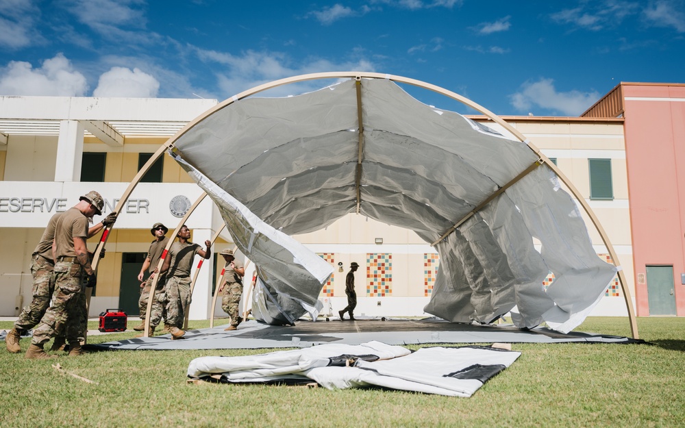 635th MMS build shelter systems in Puerto Rico