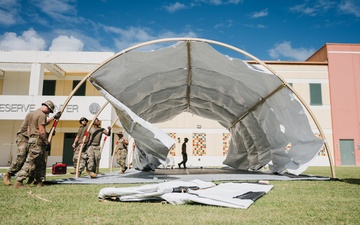 635th MMS build shelter systems in Puerto Rico