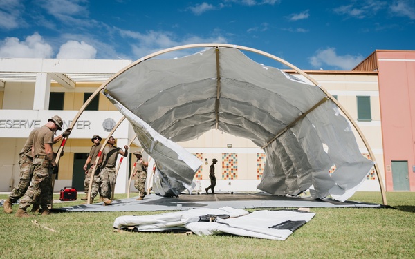 635th MMS build shelter systems in Puerto Rico