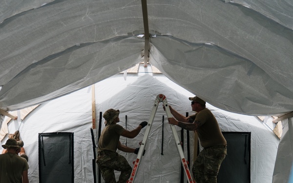 635th MMS build shelter systems in Puerto Rico