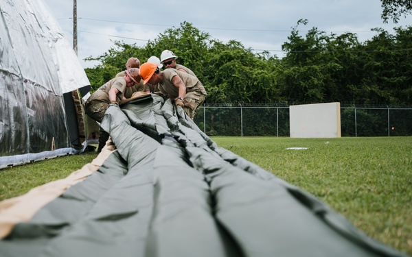 635th MMS build shelter systems in Puerto Rico