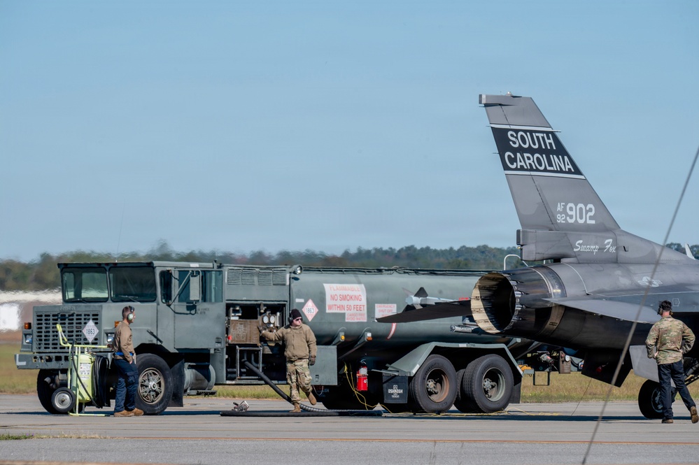 169th Fighter Wing executes Integrated Combat Turn