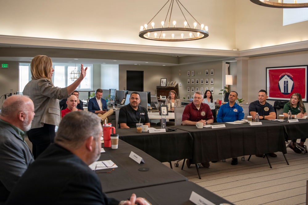 Admiral Waters Tours Navy National Recruiting Call Center