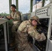 245th Combat Airfield Operations Squadron Airmen conduct field setup and teardown training at McEntire