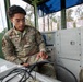 245th Combat Airfield Operations Squadron Airmen conduct field setup and teardown training at McEntire