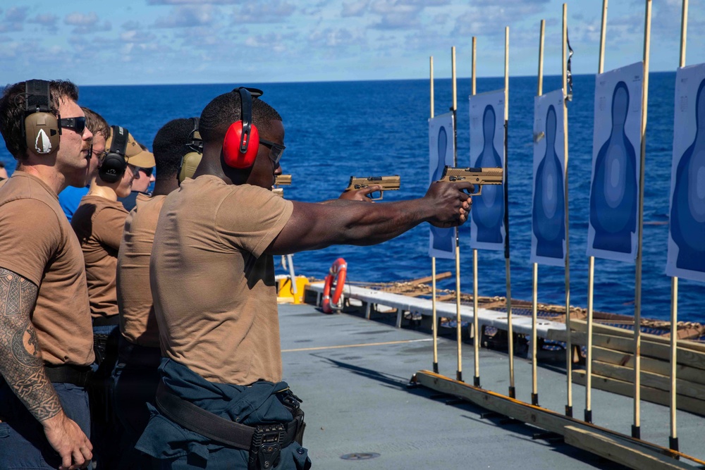 Live-Fire Exercise aboard USS Fort Lauderdale