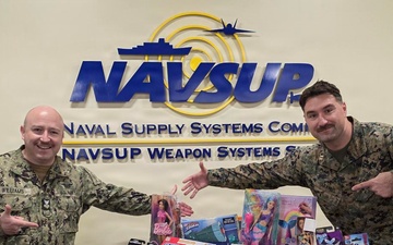 NAVSUP Weapon Systems Support Central PA Toys for Tots Donation