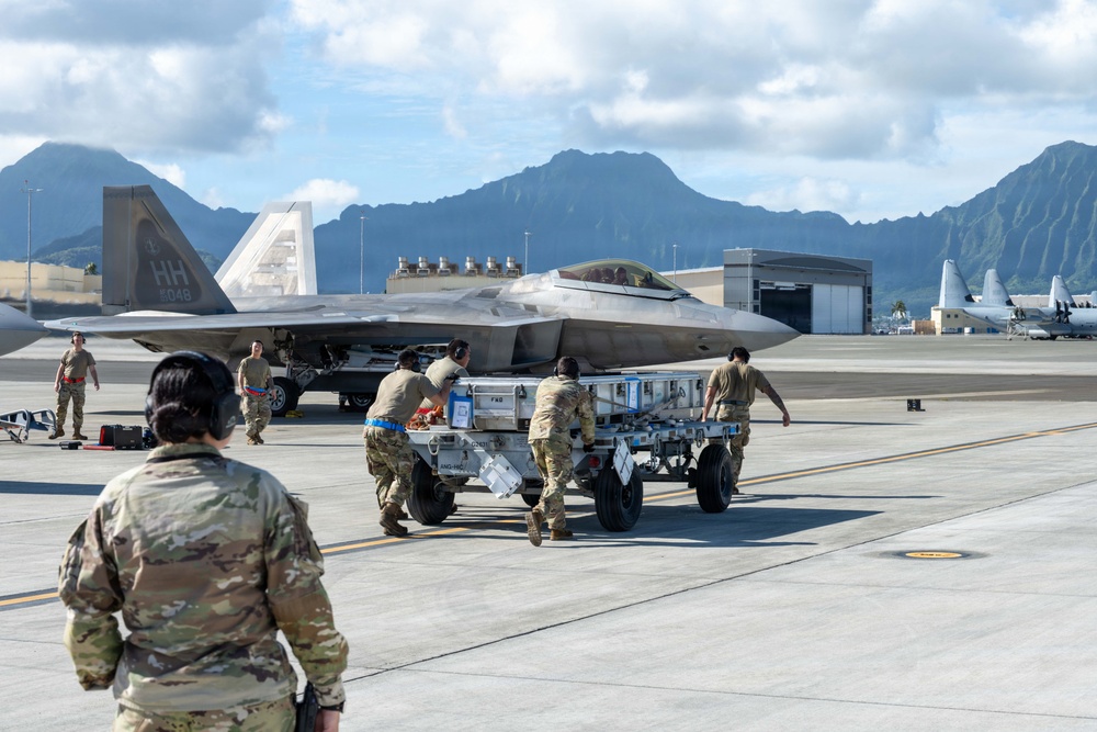 Total force Airmen sharpen agile combat employment skills during integrated combat turn at MCBH