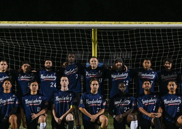 Vandenberg Hawks’ varsity soccer team scrimmage before the Defender’s Cup