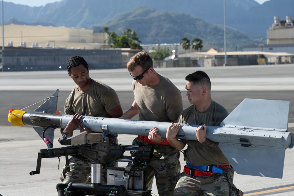Total force Airmen sharpen agile combat employment skills during integrated combat turn at MCBH