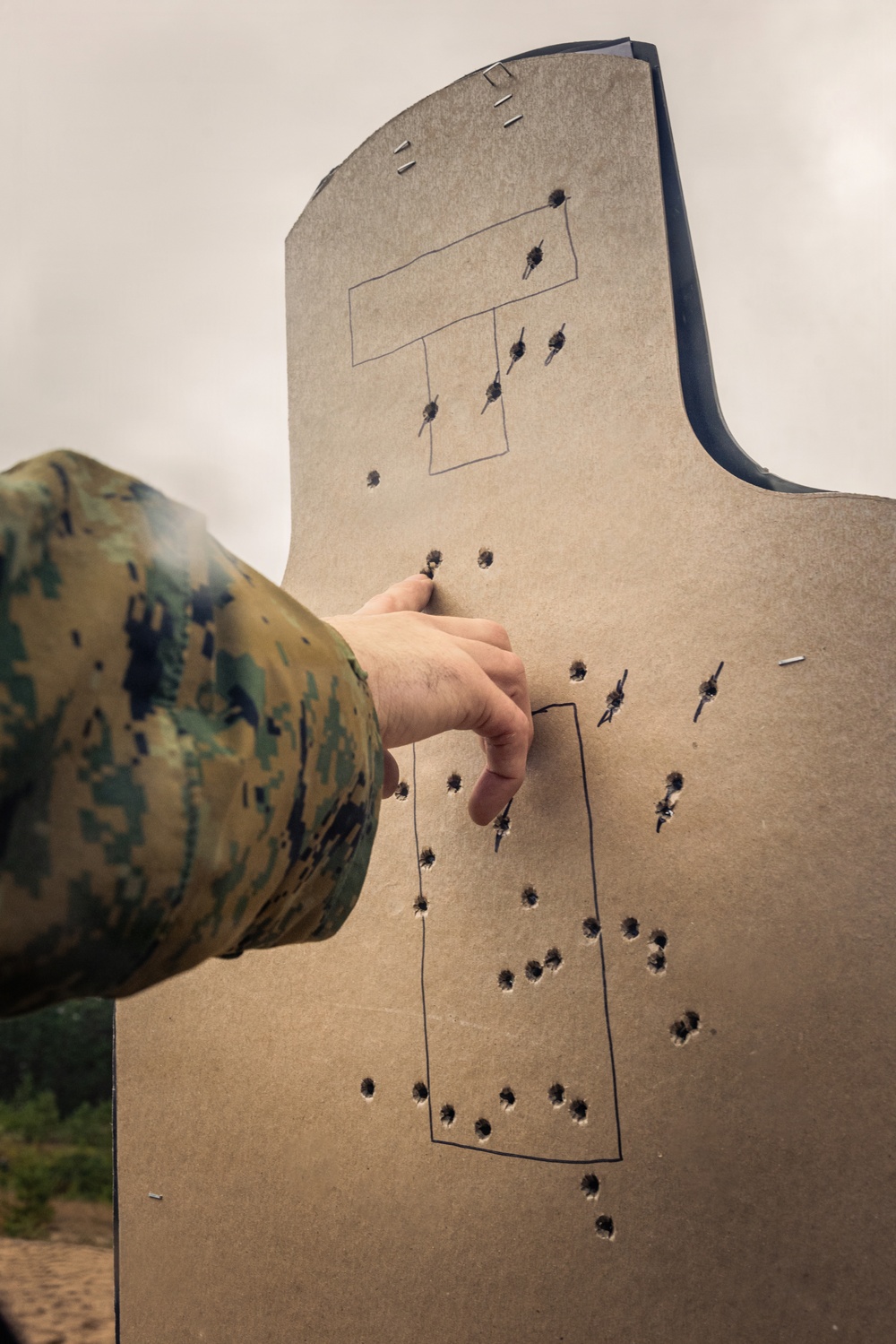 U.S. Marines conduct close-quarters battle qualification range in Finland