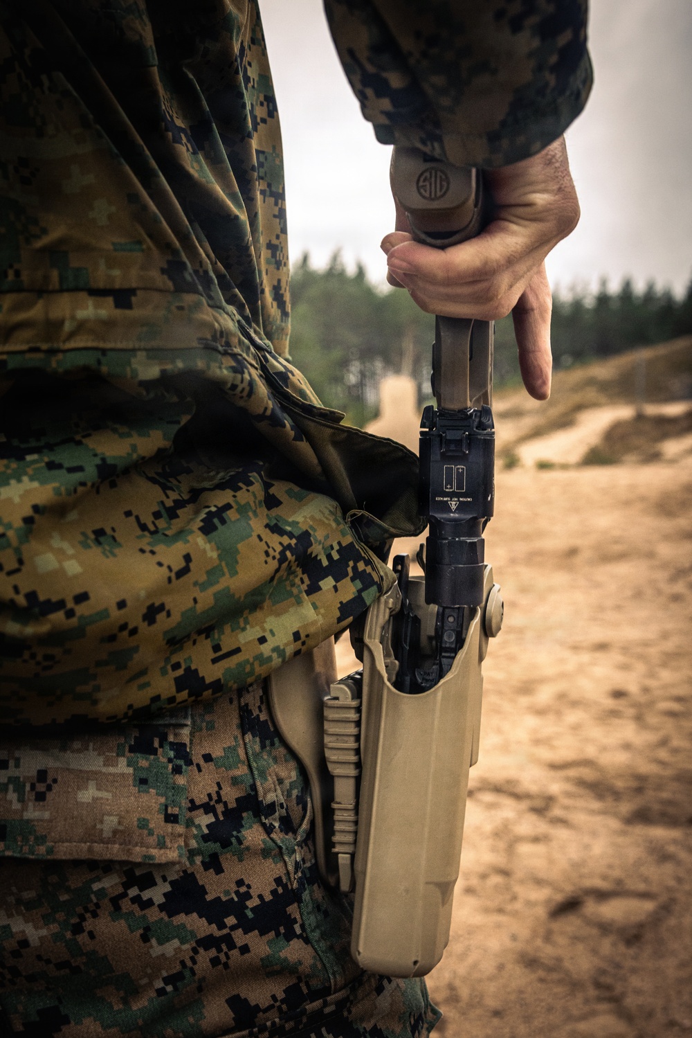 U.S. Marines conduct close-quarters battle qualification range in Finland