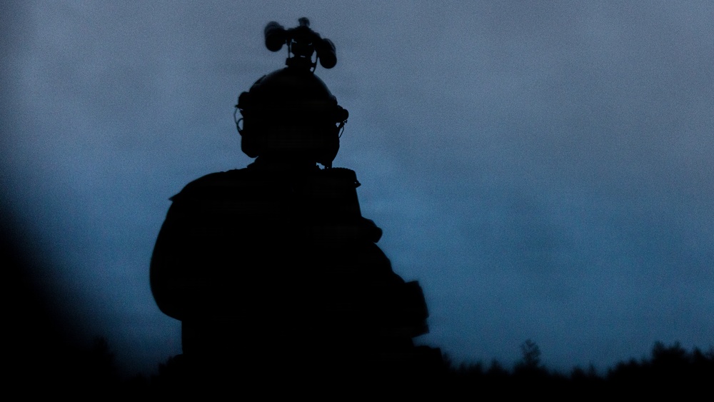 U.S. Marines conduct close-quarters battle qualification range in Finland